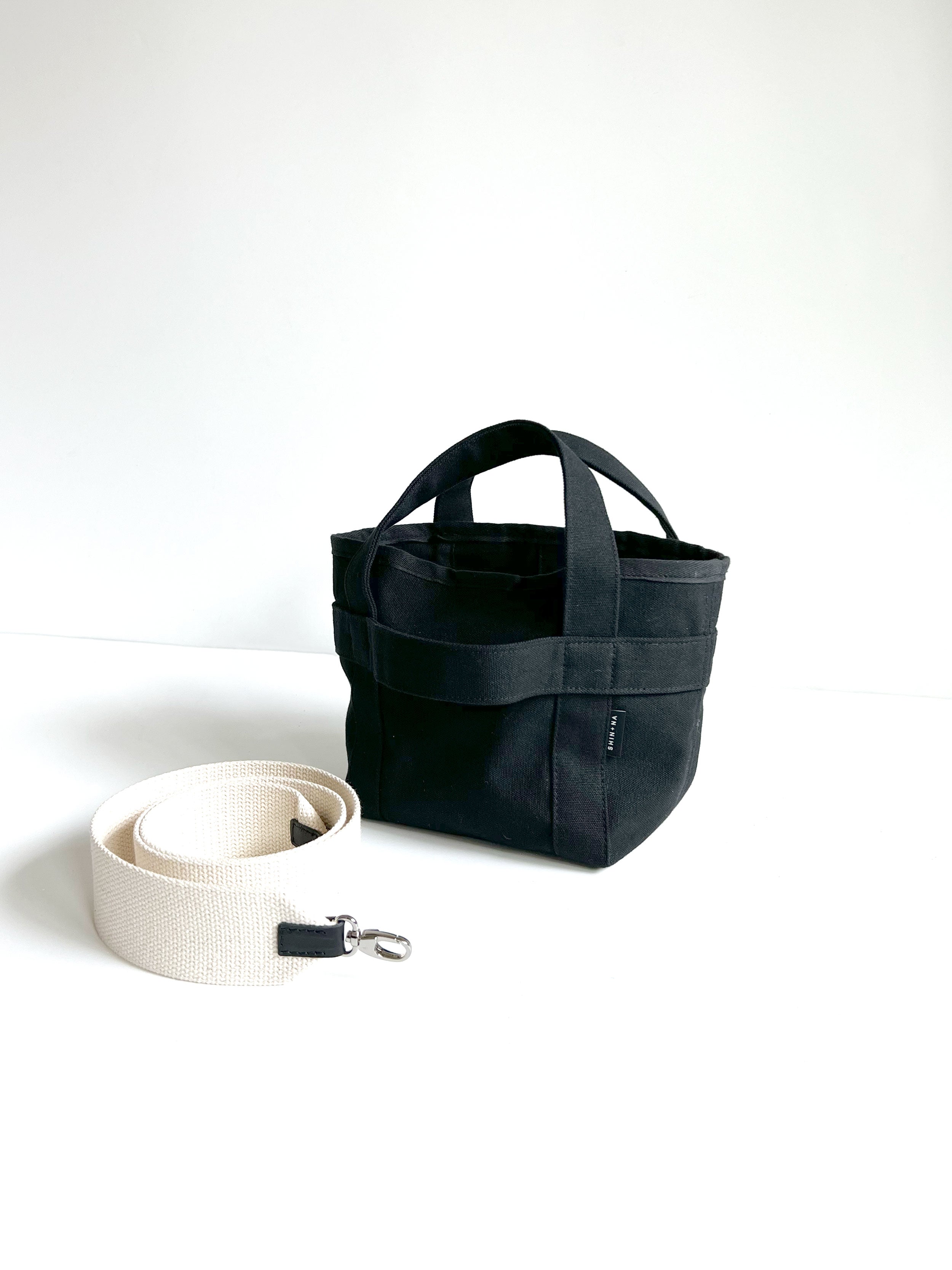 The Crossbody Mini Canvas Tote