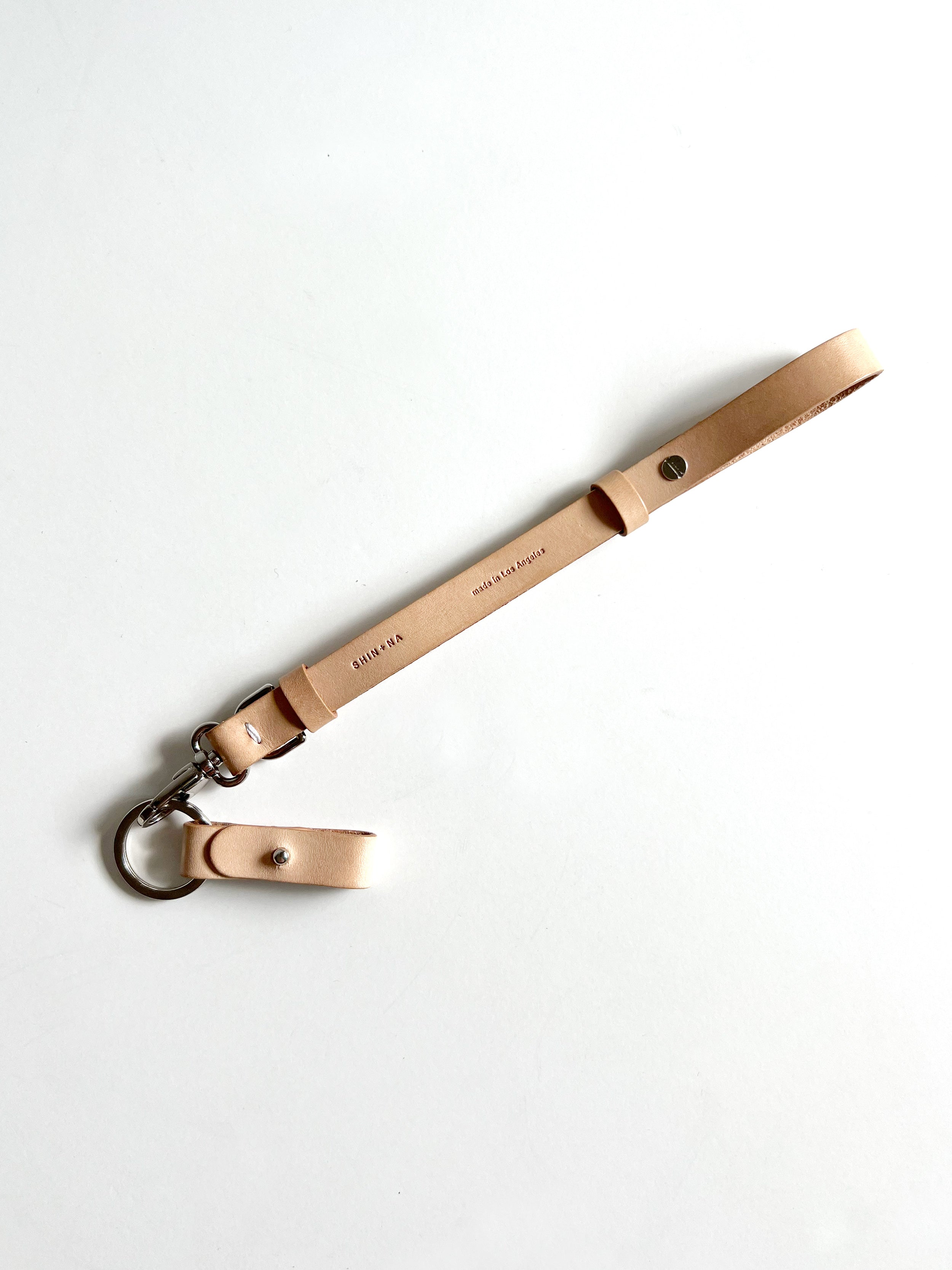 The Convertible Leather Wristlet Key Chain