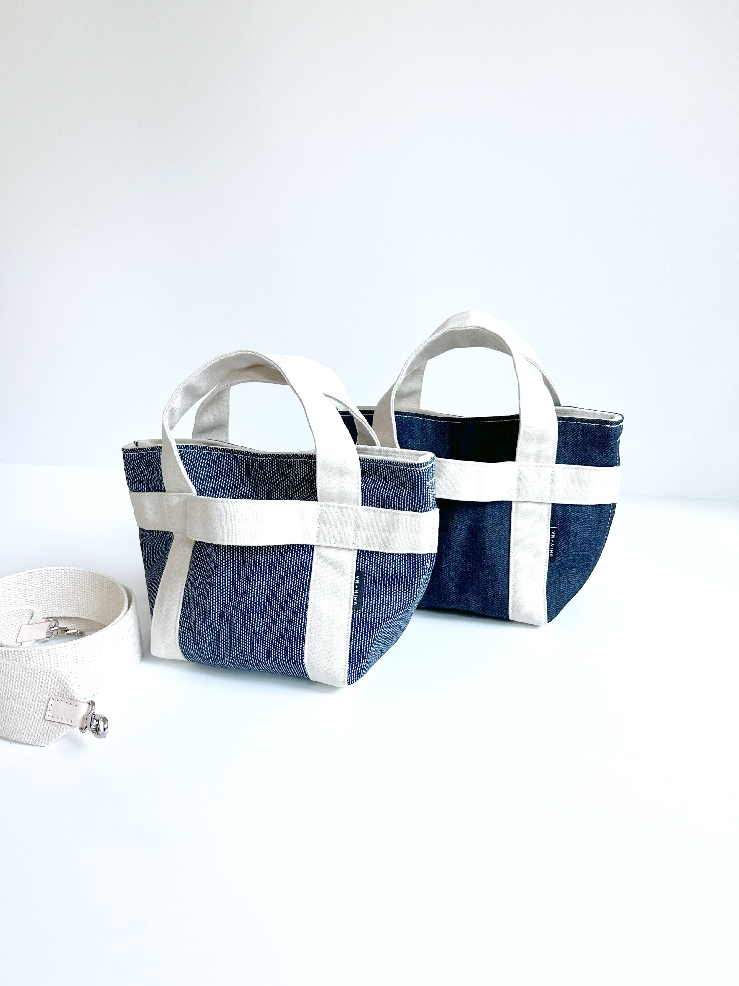 The Crossbody Mini Canvas Tote