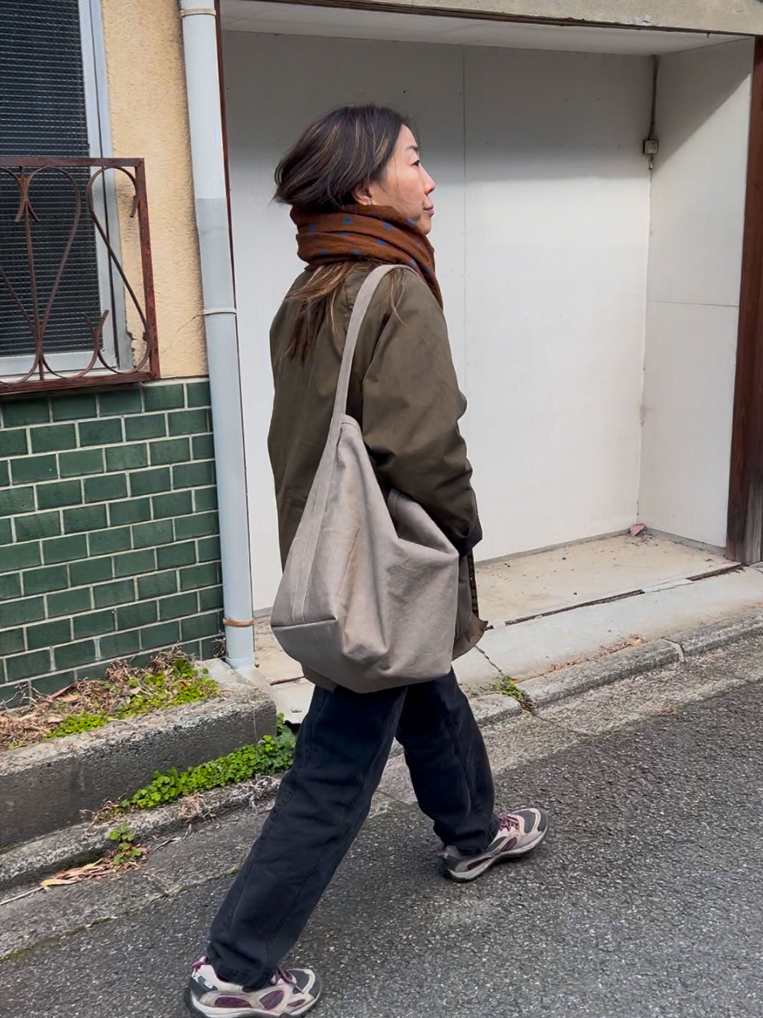 The Tall Reversible Canvas Bucket Tote