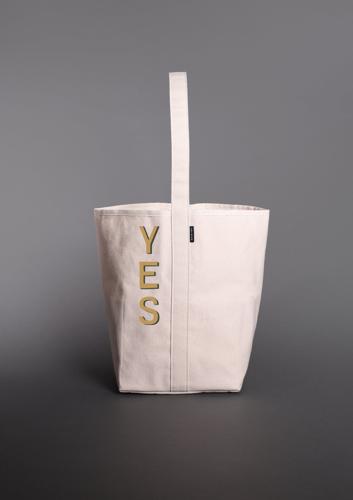 The Tall Reversible Bucket Canvas Tote