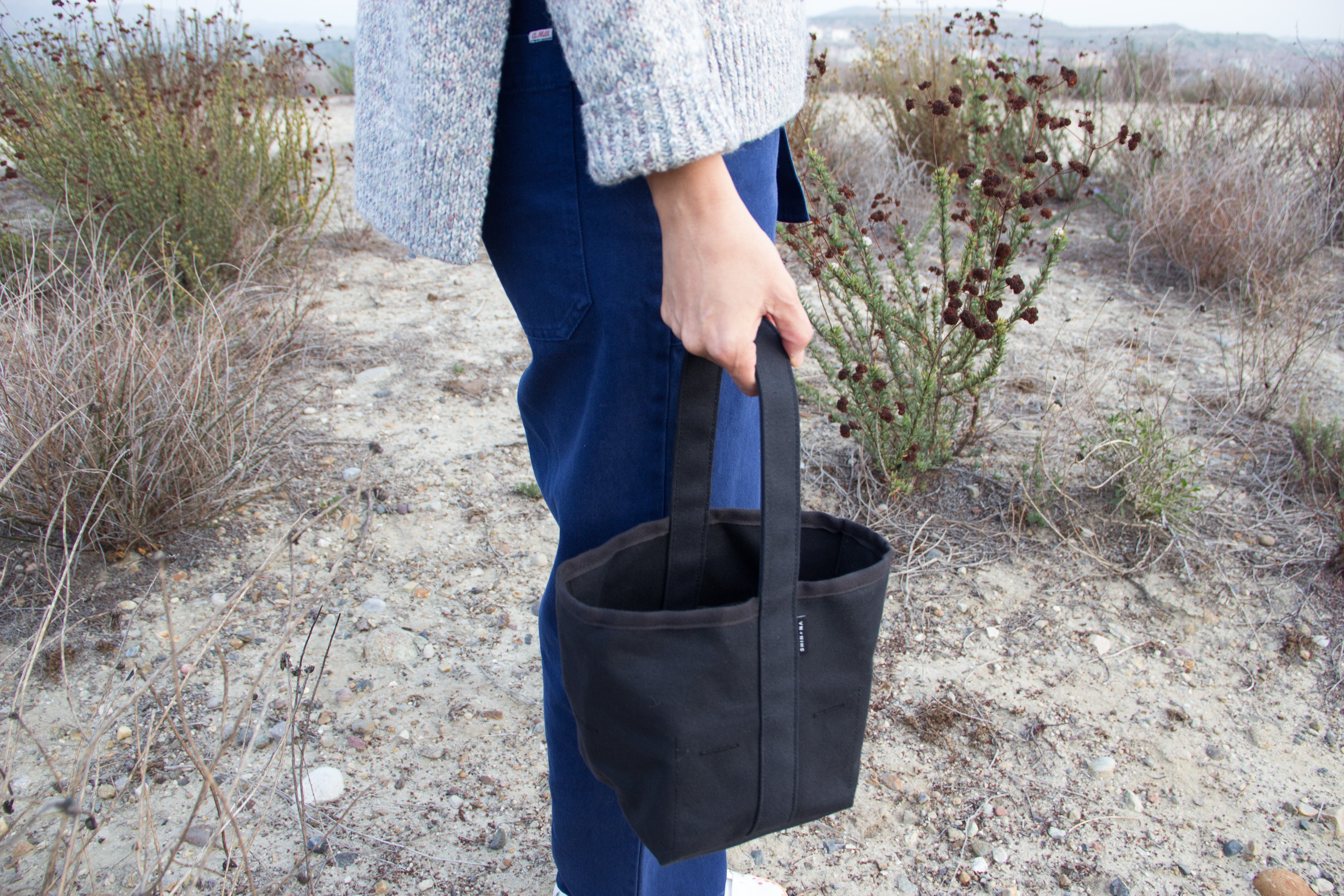 The Small Reversible Bucket Canvas Tote
