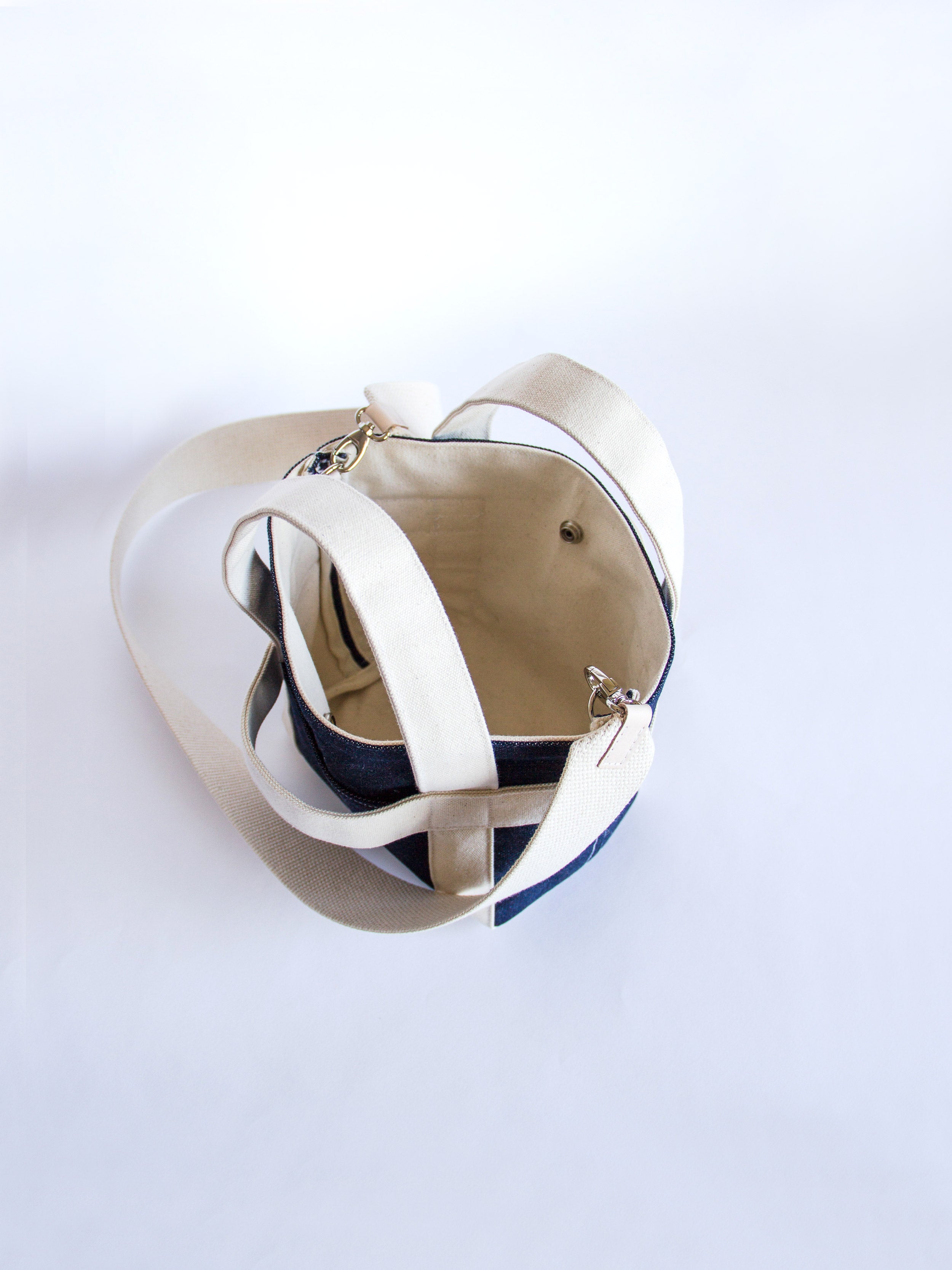 The Crossbody Mini Canvas Tote