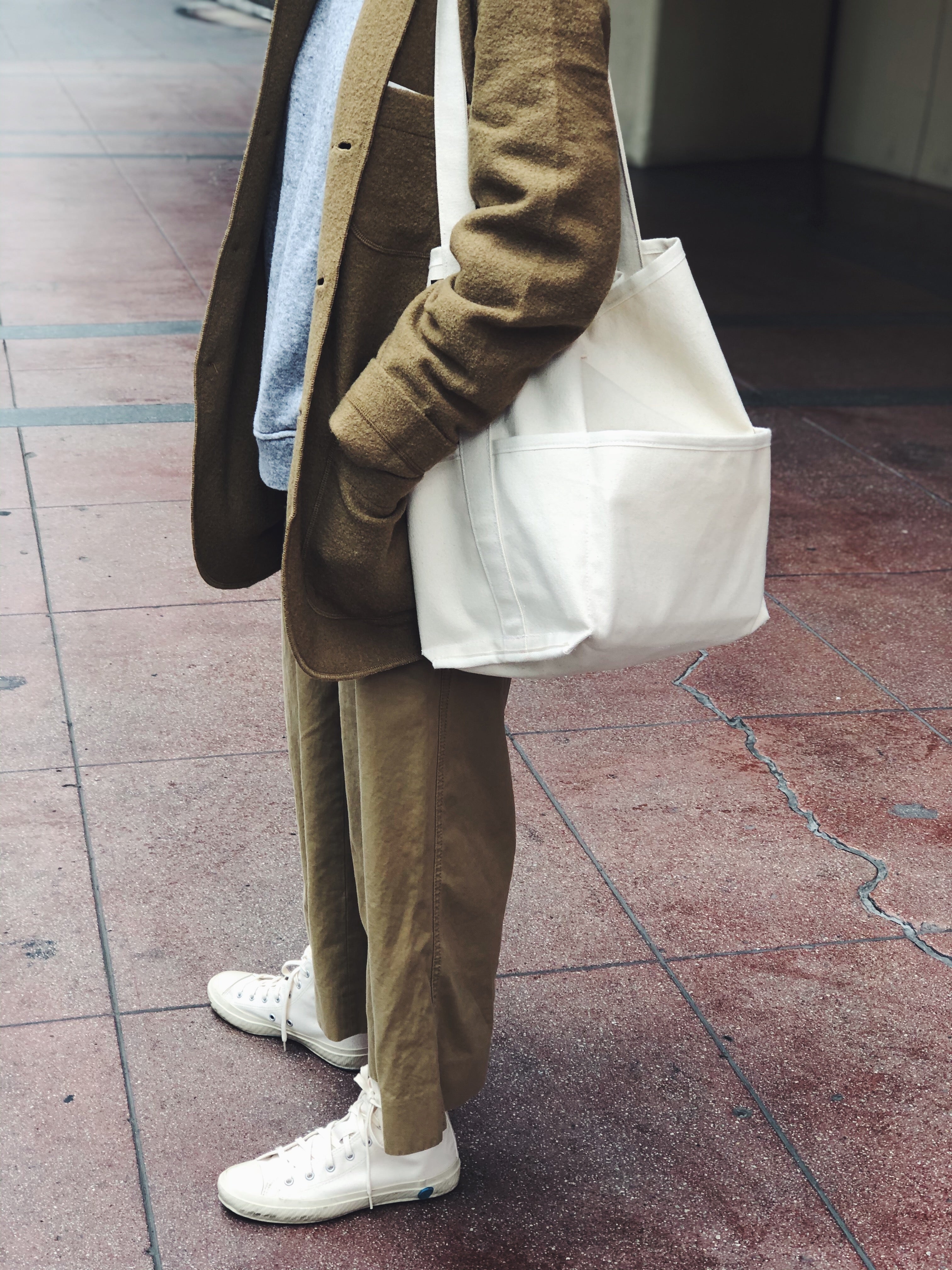 The Tall Reversible Bucket Canvas Tote