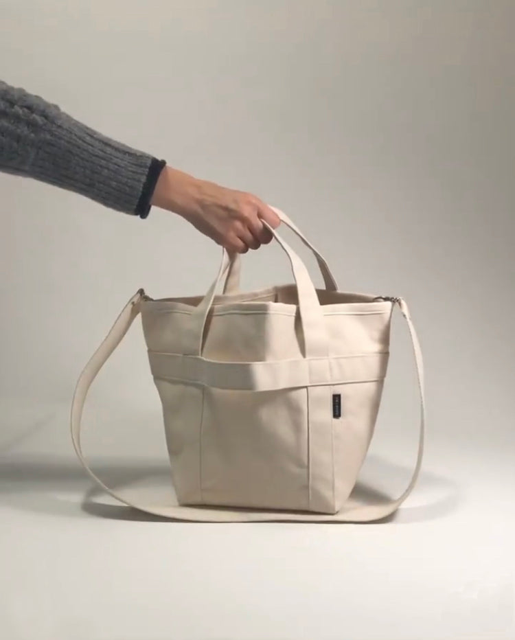 The Crossbody Day Canvas Tote