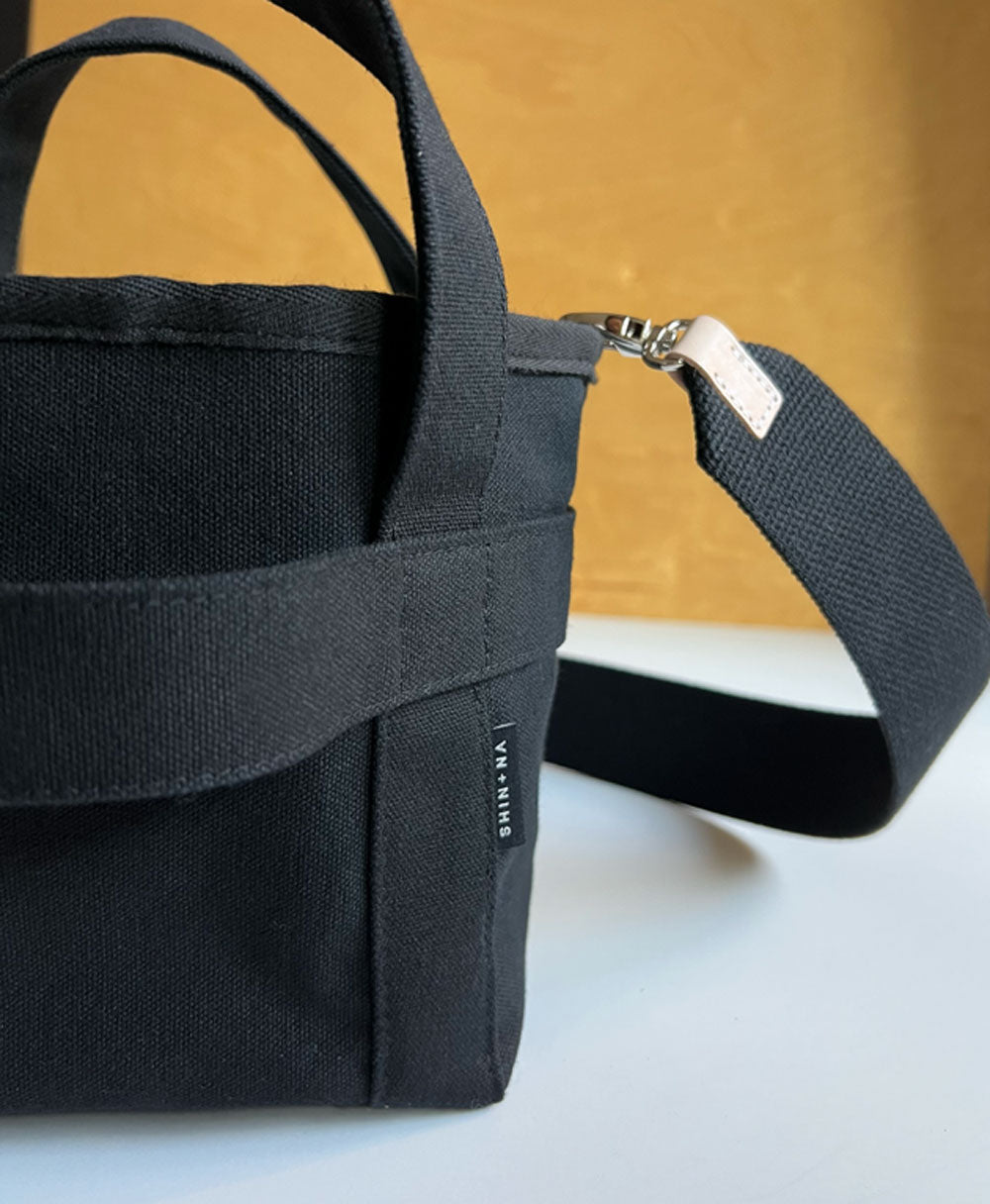 The Crossbody Mini Canvas Tote