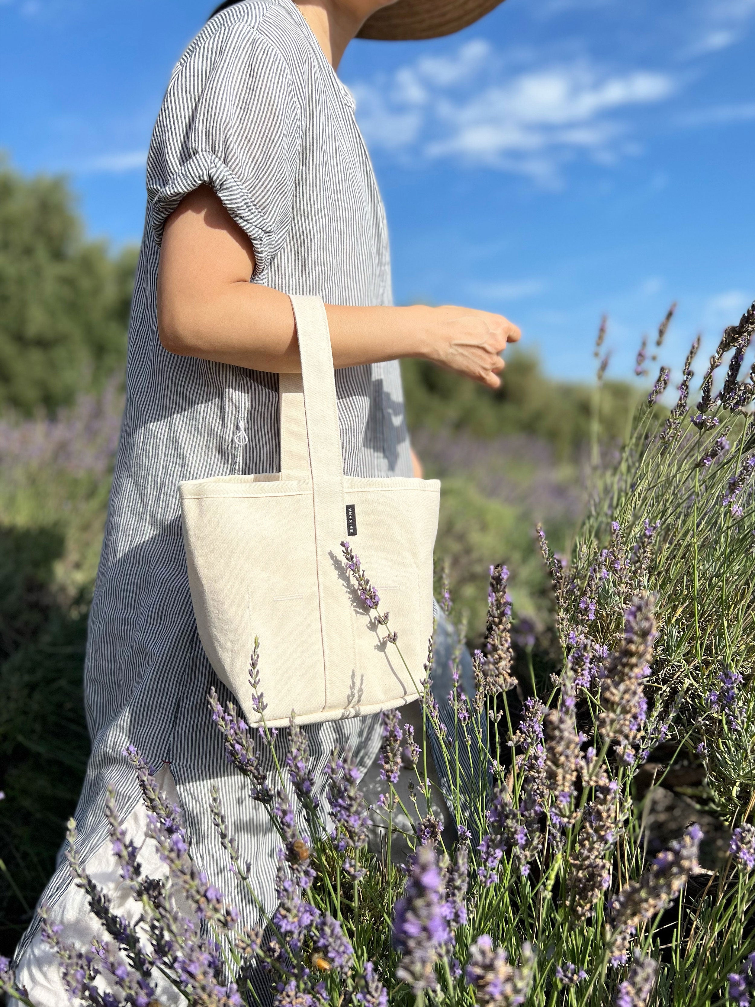 The Small Reversible Bucket Canvas Tote