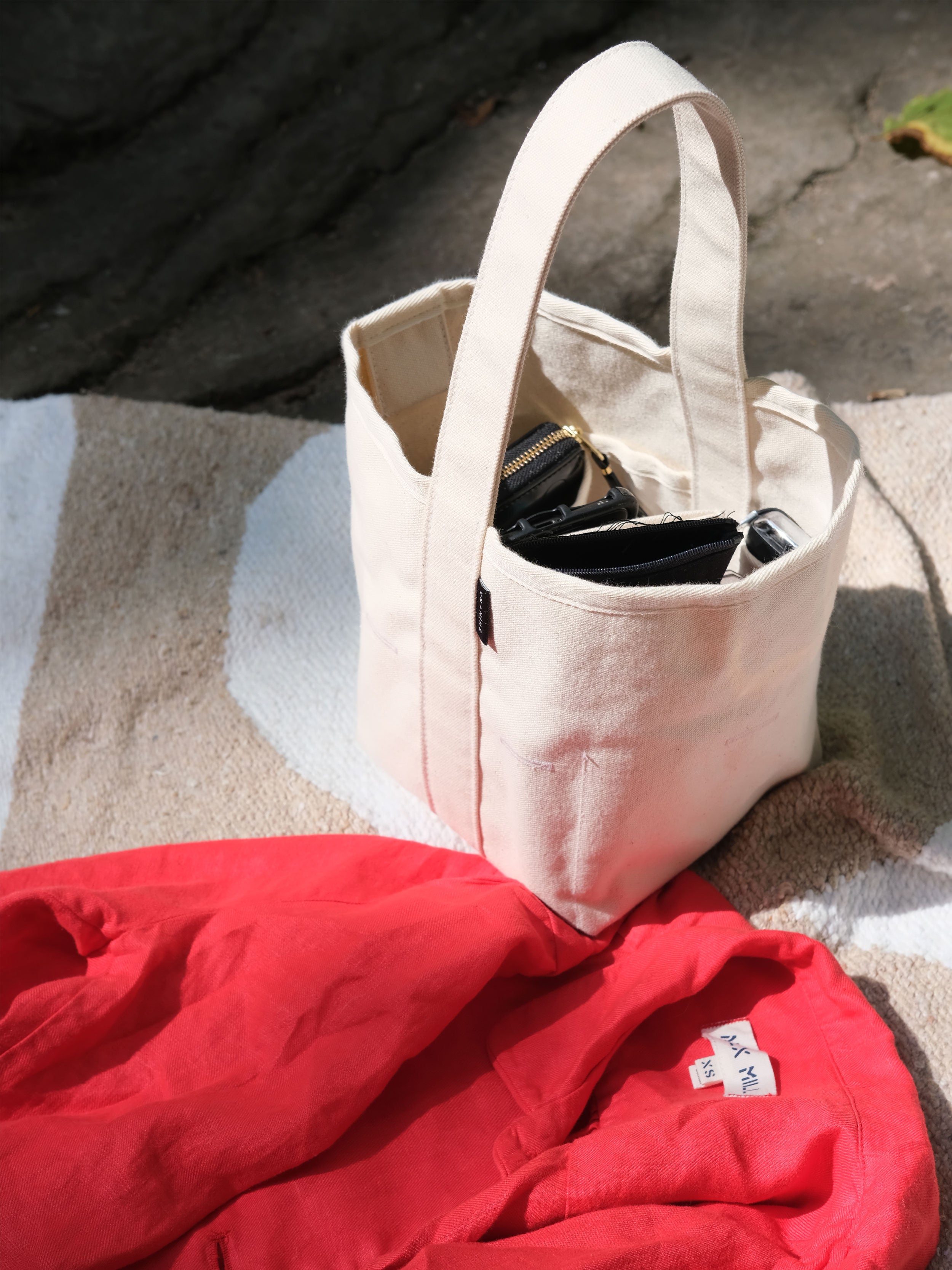 The Small Reversible Bucket Canvas Tote