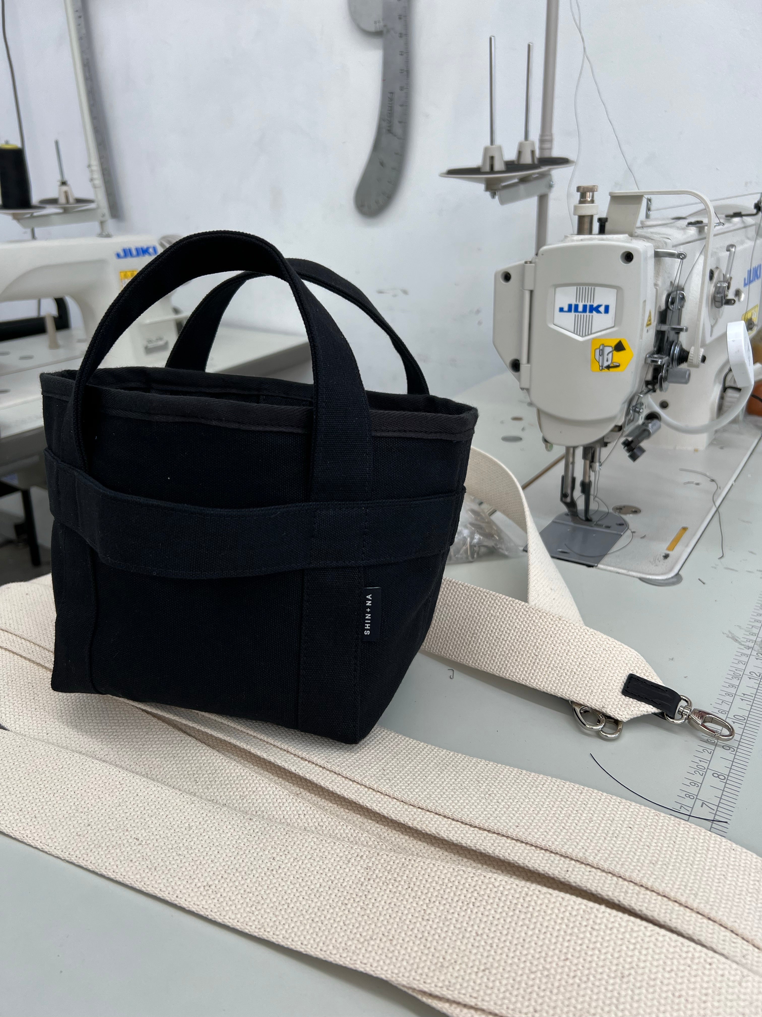 The Crossbody Mini Canvas Tote
