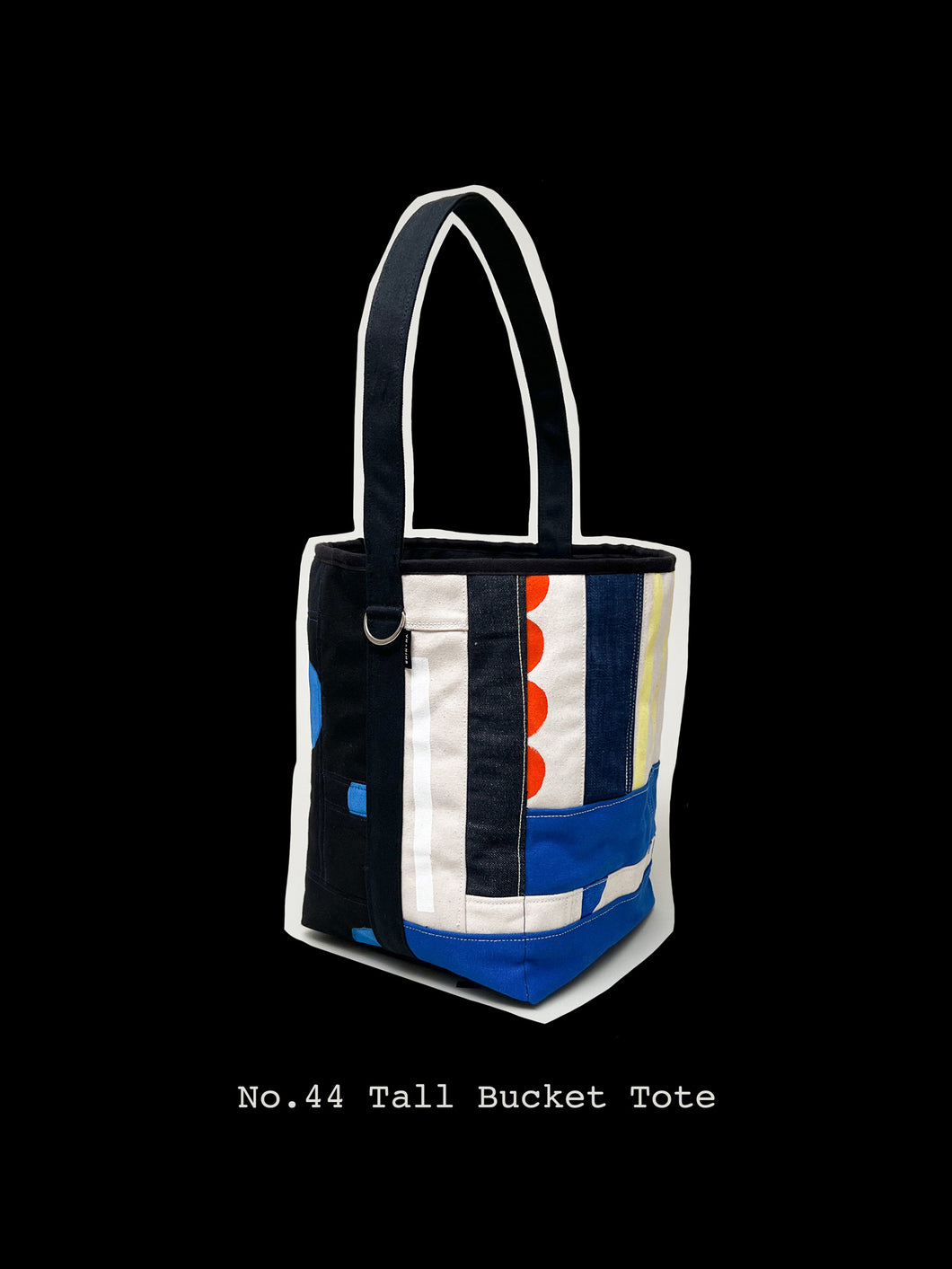 No.44 TALL PATCHWORK BUCKET TOTE