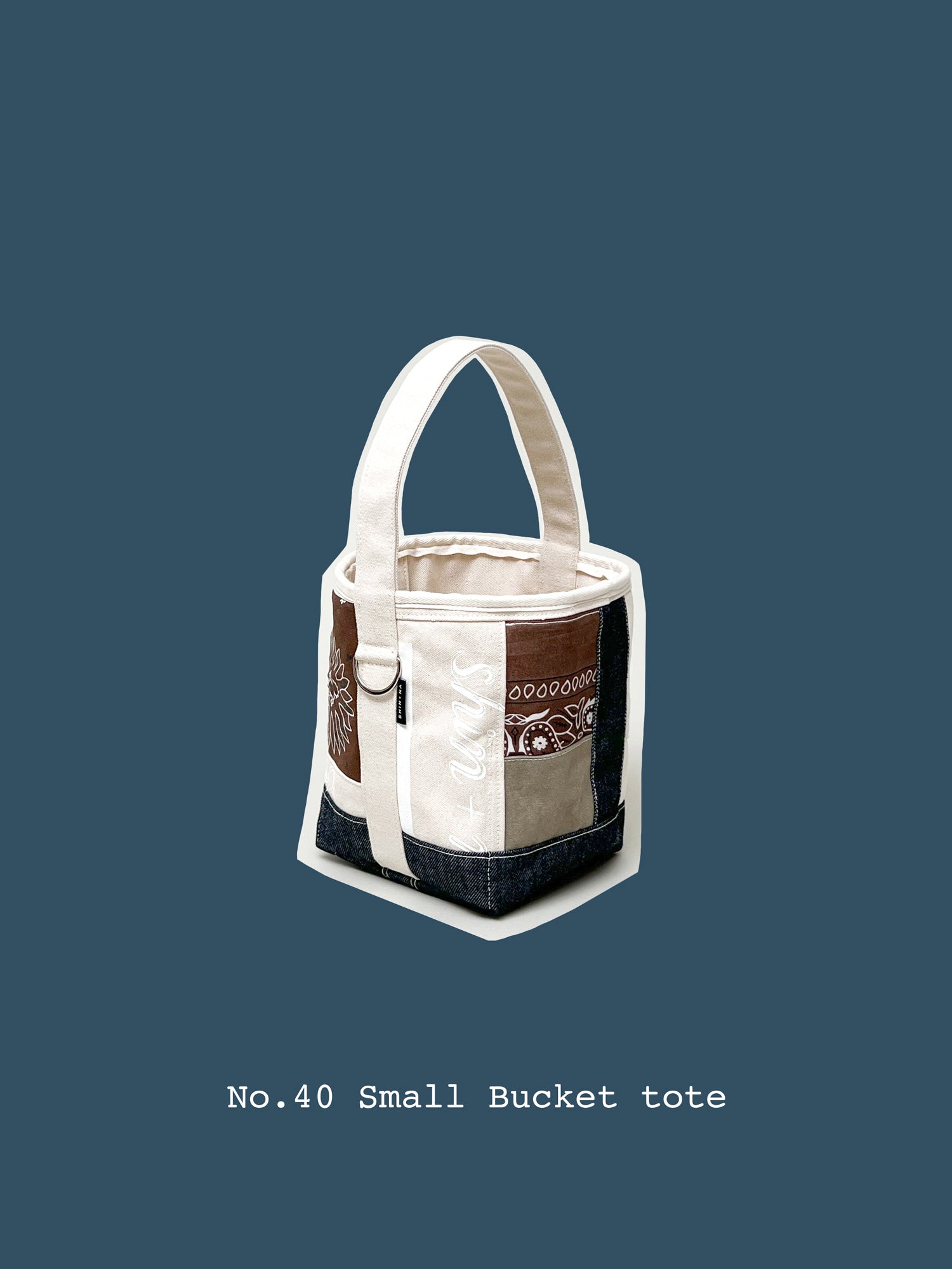 No.40 Small Patchwork Bucket Tote