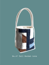 Load image into Gallery viewer, No.47 TALL PATCHWORK BUCKET TOTE
