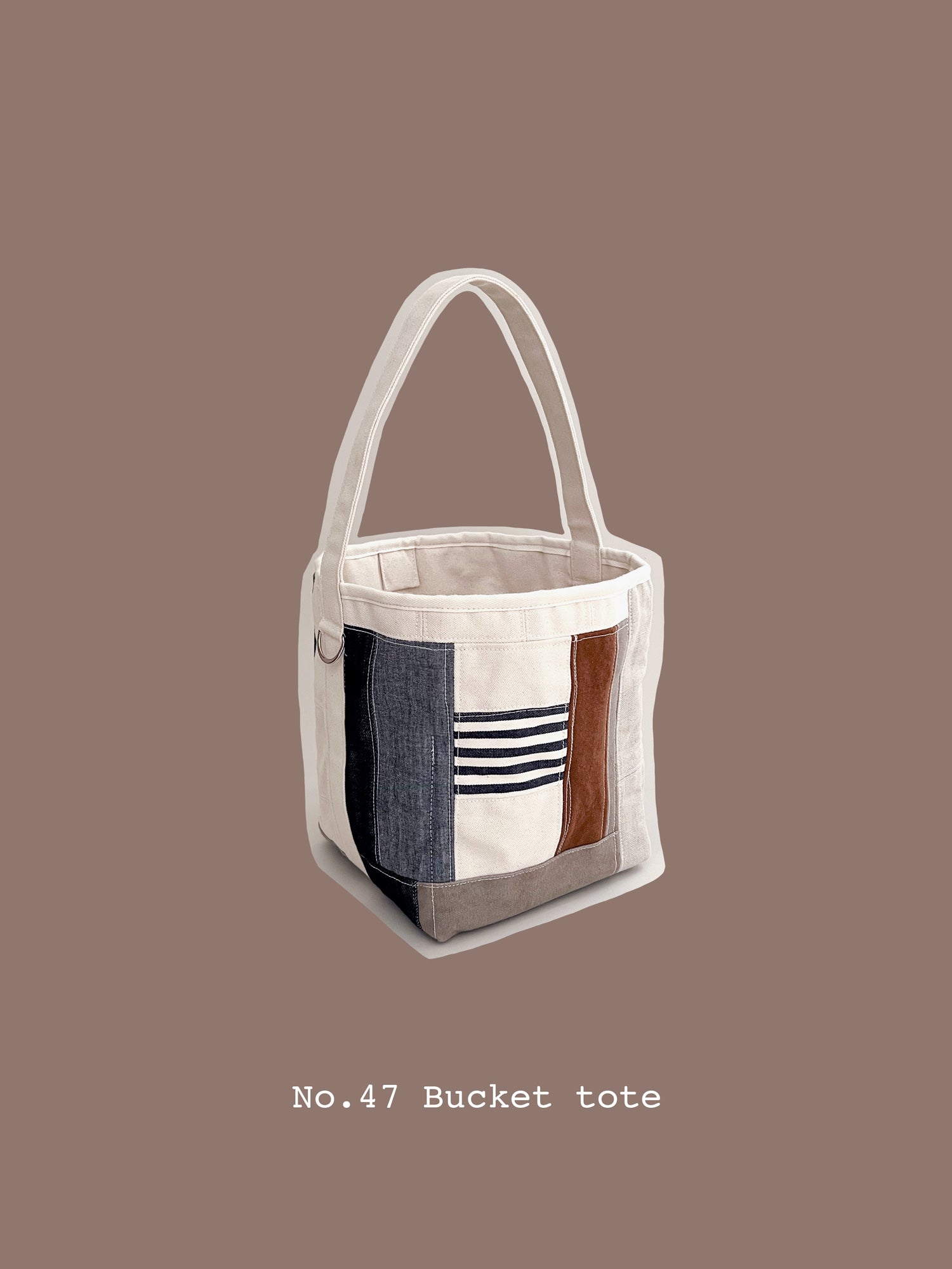 No.47 Patchwork Bucket Tote