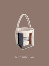 Load image into Gallery viewer, No.47 PATCHWORK BUCKET TOTE
