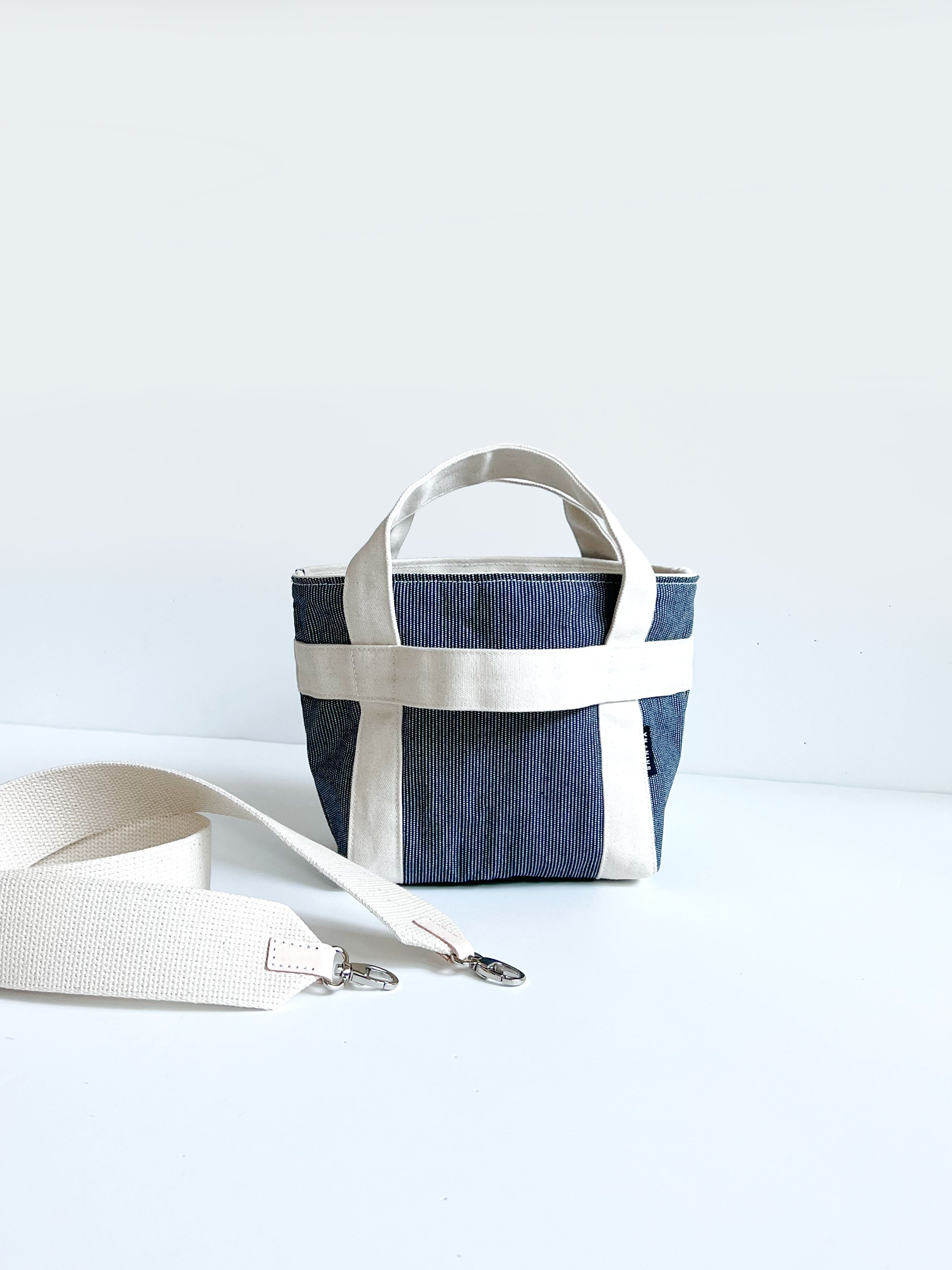 The Crossbody Mini Canvas Tote