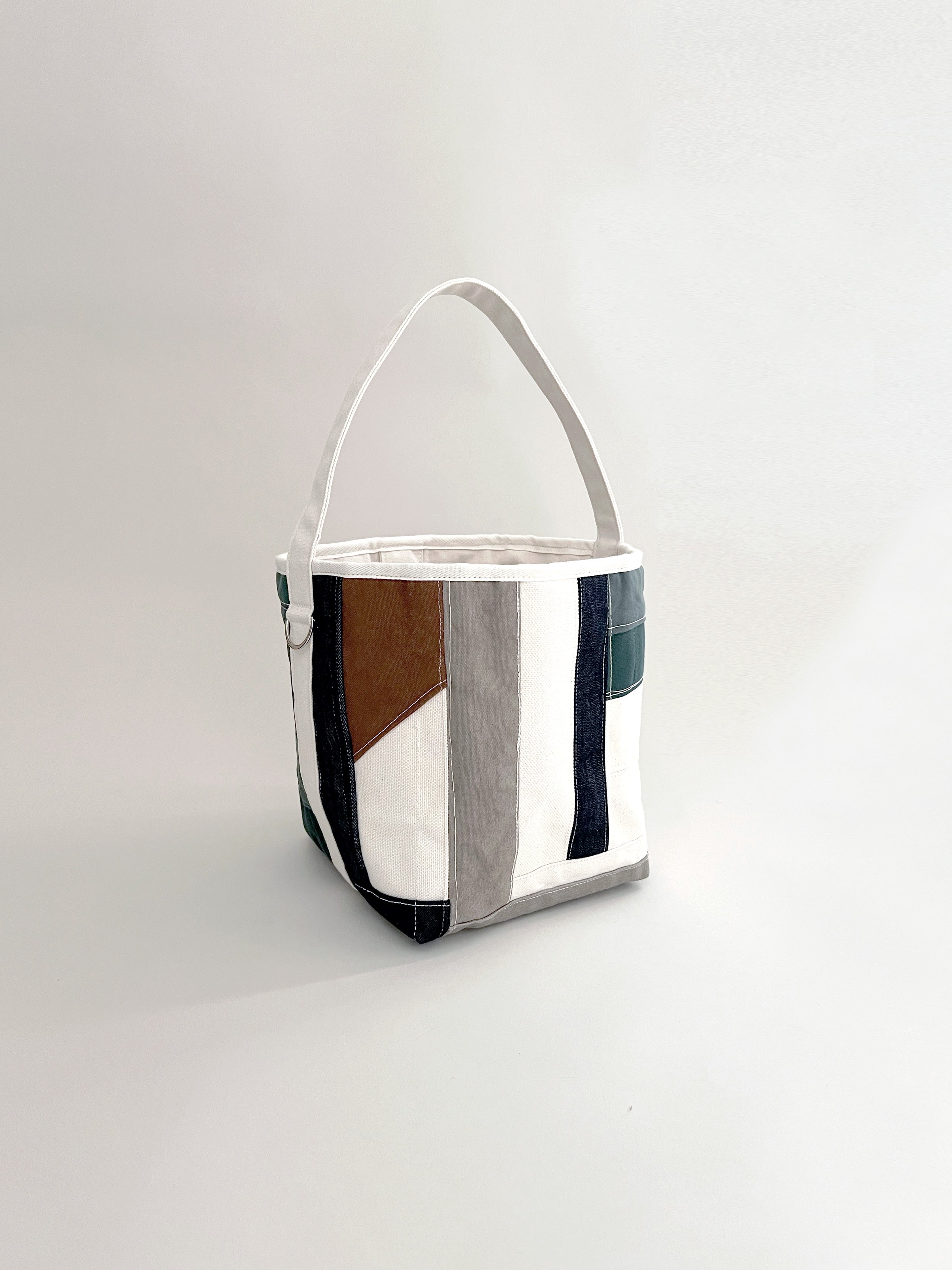 No.47 Patchwork Bucket Tote