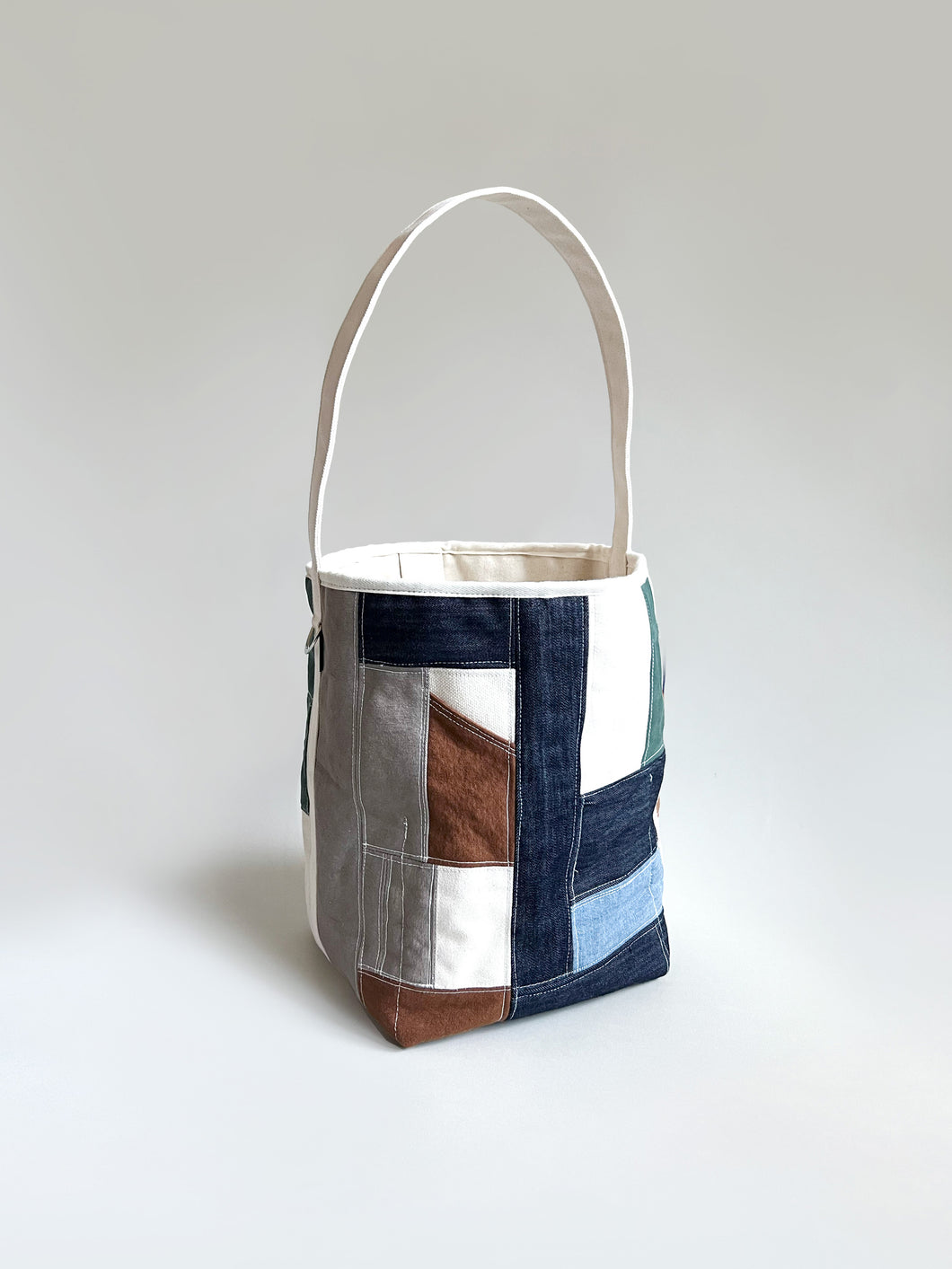 No.47 THE PATCHWORK BUCKET TOTE