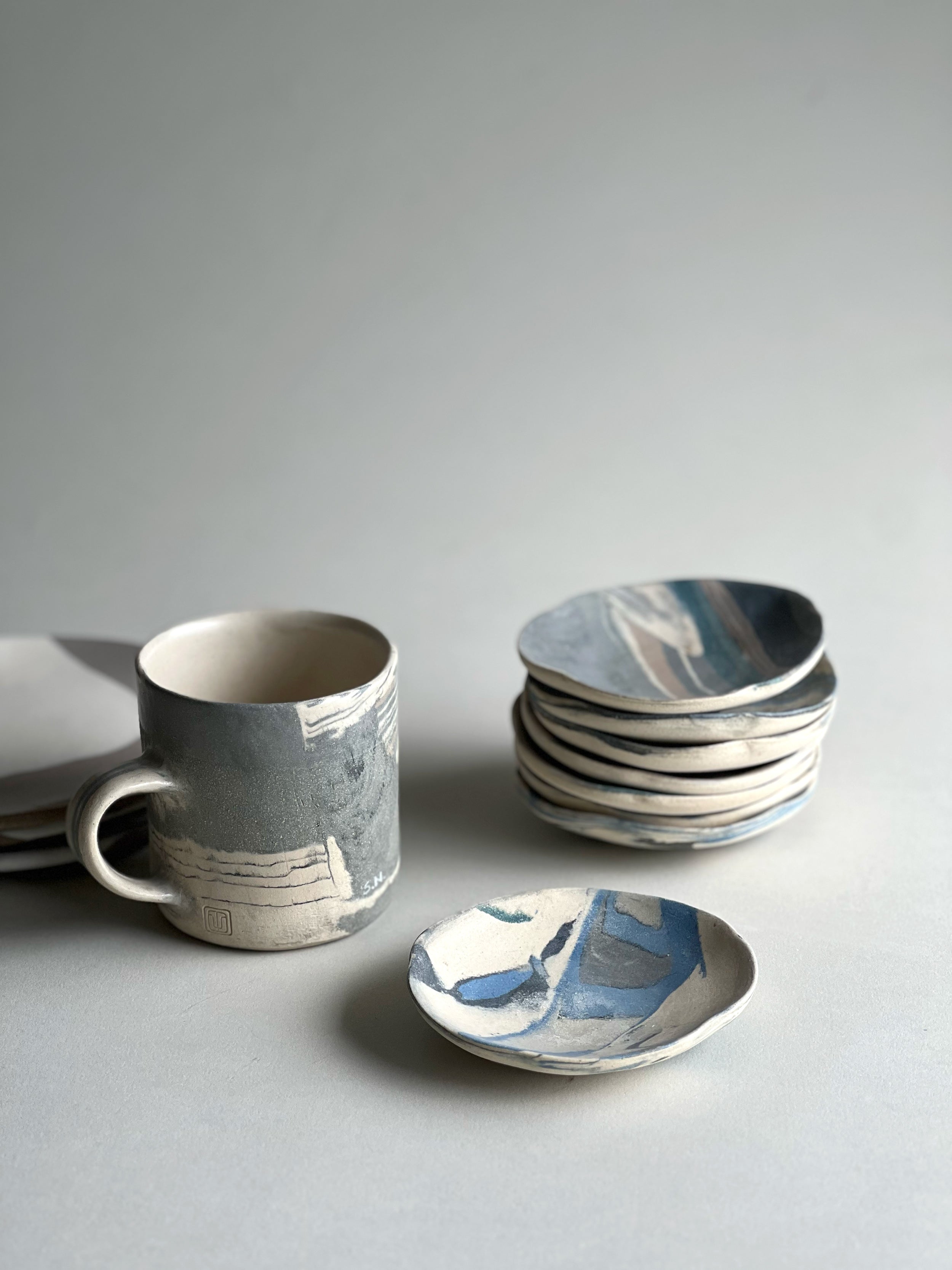 Handbuilt Inlay Dish