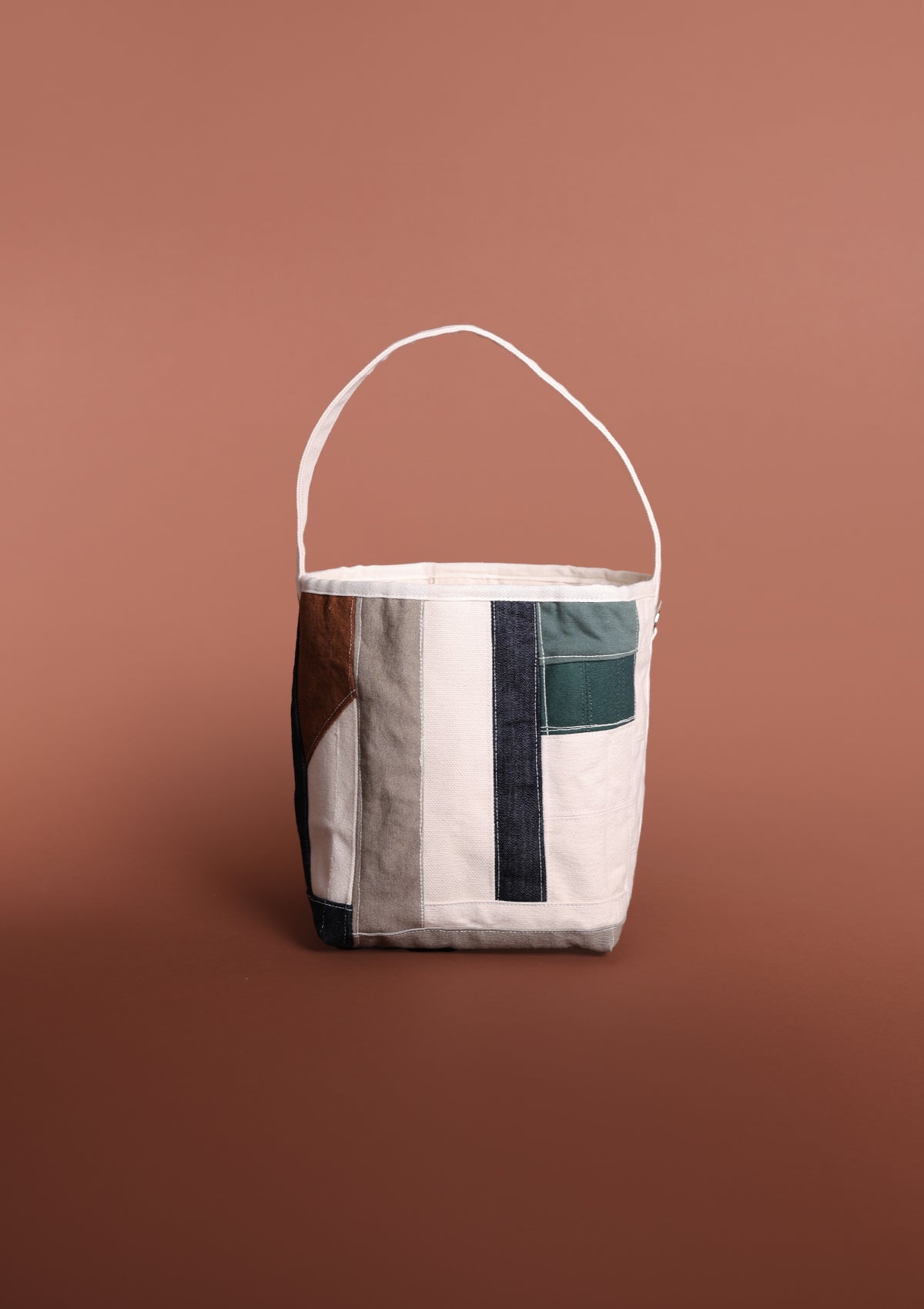 No.47 Patchwork Bucket Tote
