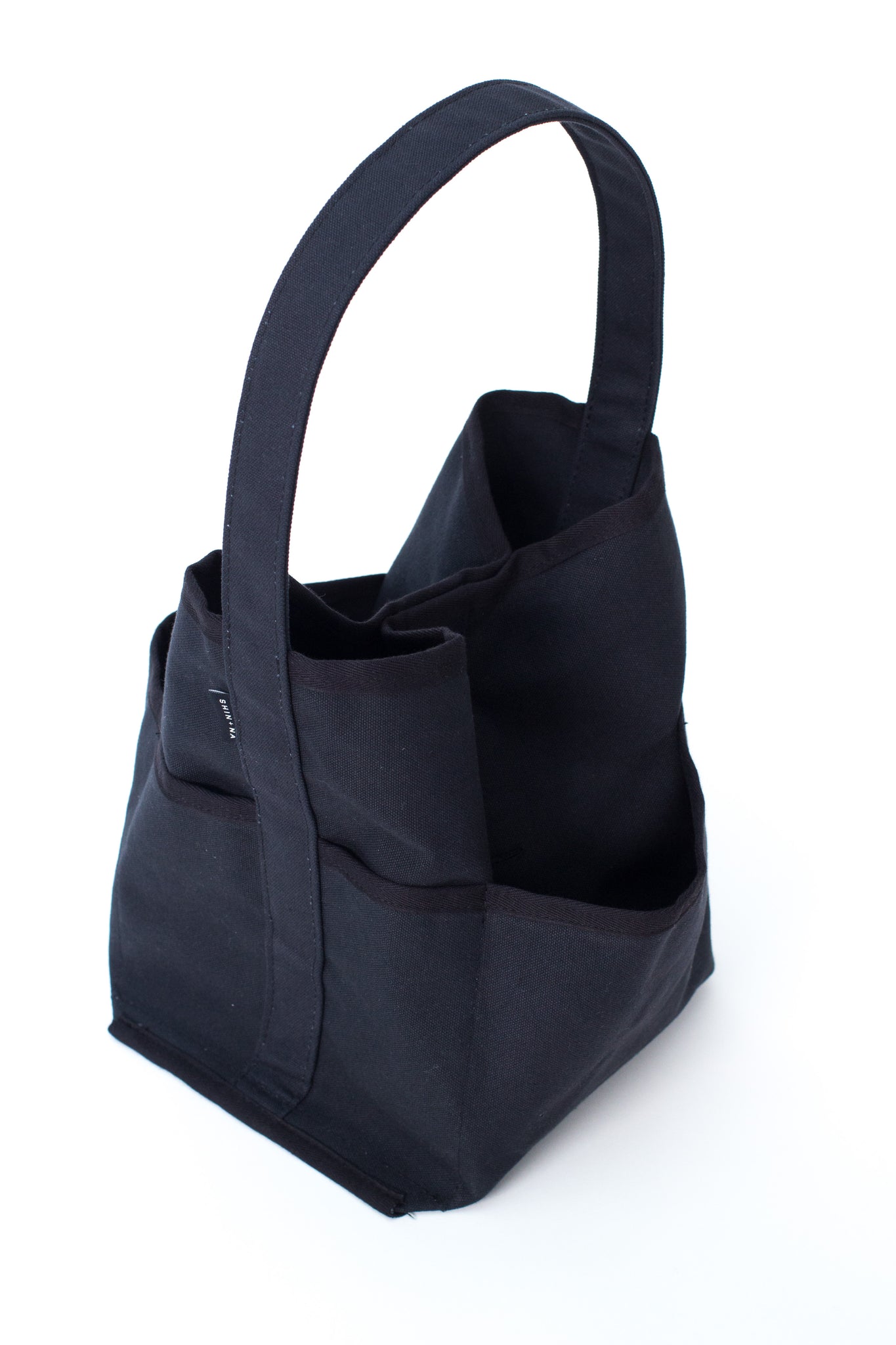 Black Waterproof Canvas Bucket Tote - Assembly New York