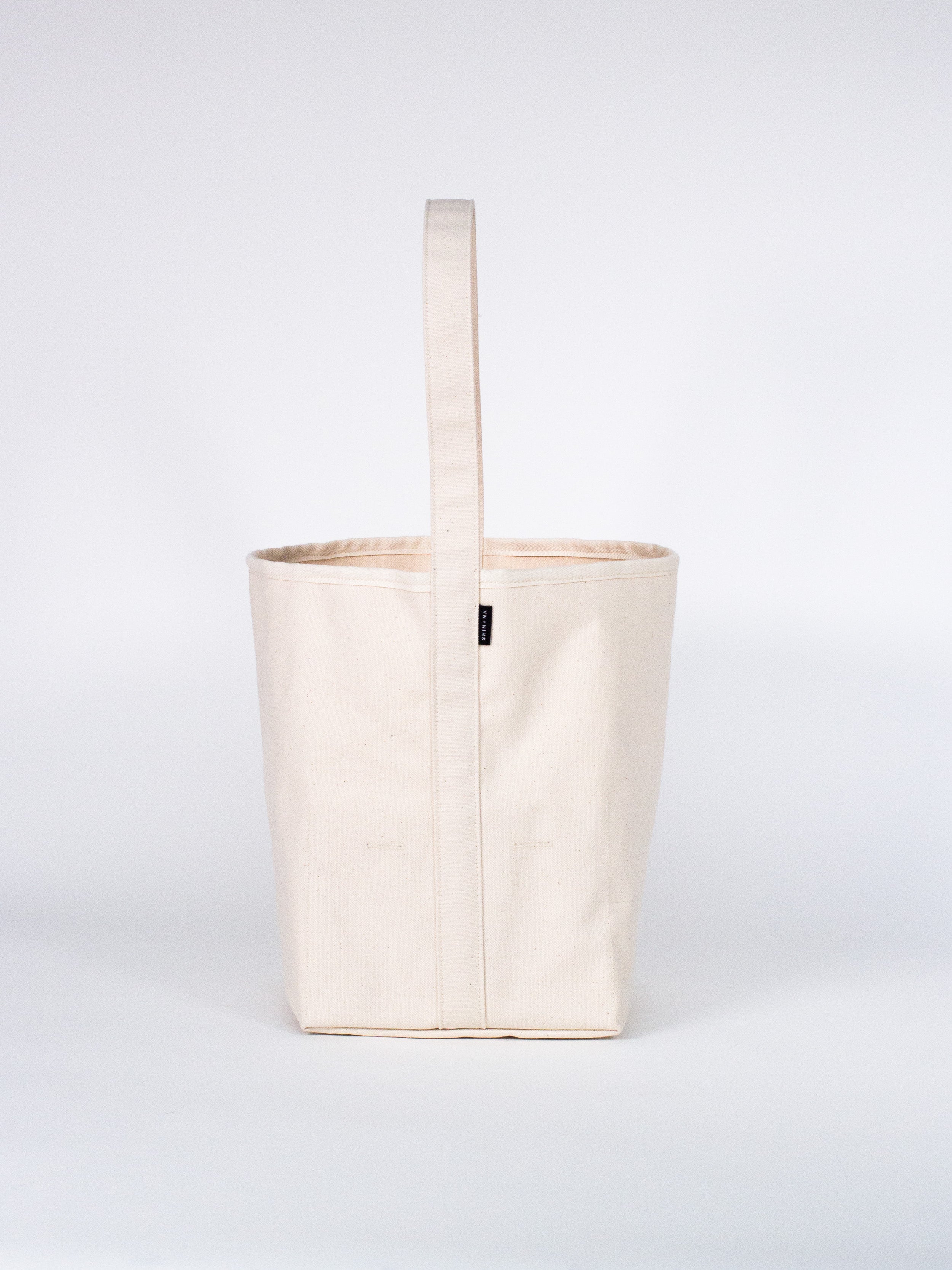 The Tall  Reversible Bucket Canvas Tote